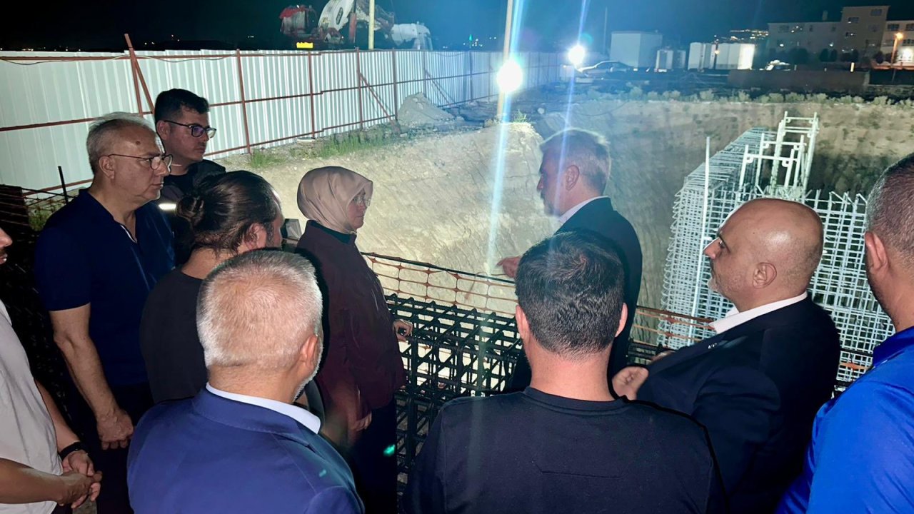 Başkan Görgel, Kılavuzlu İçmesuyu İletim Hattındaki Çalışmaları Yerinde İnceledi