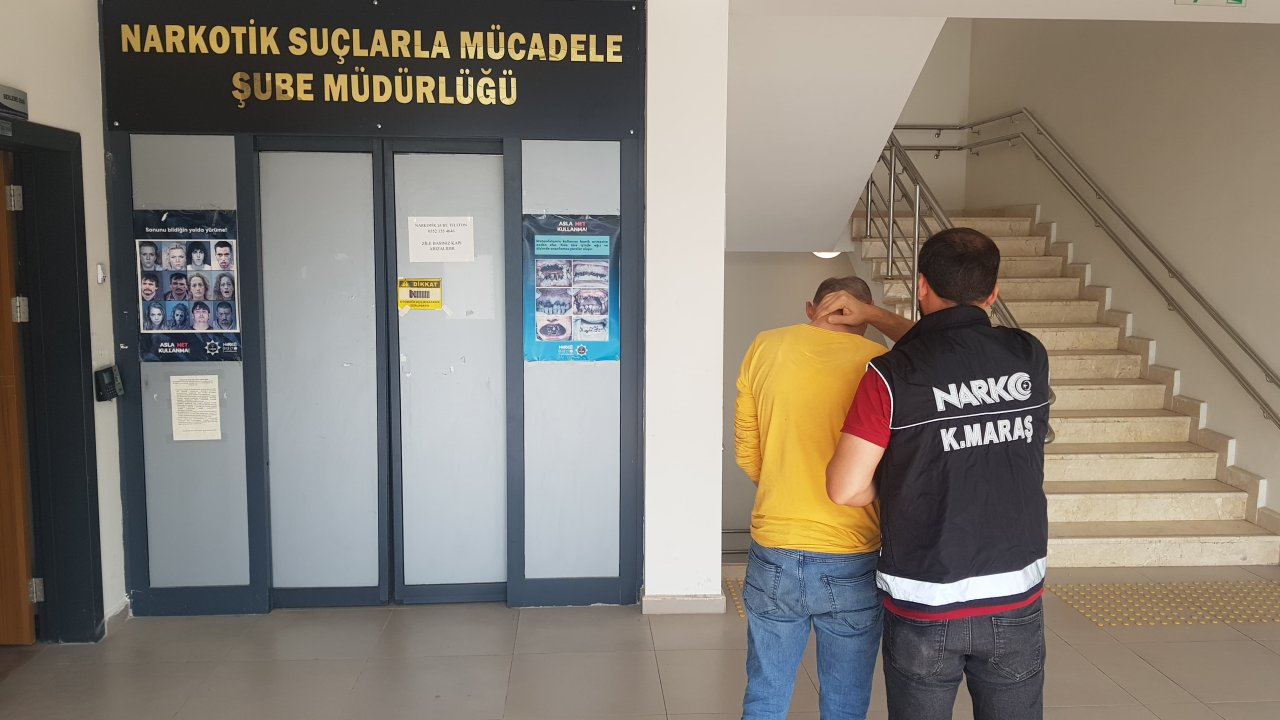 Kahramanmaraş’ta Uyuşturucu Taciri Suçüstü Yakalandı!