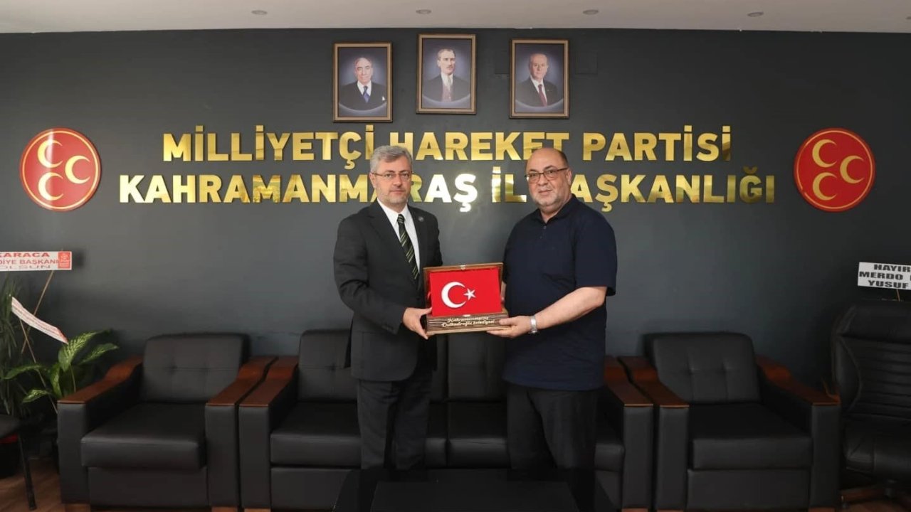 Başkan Akpınar’dan MHP İl Başkanlığı’na Nezaket Ziyareti