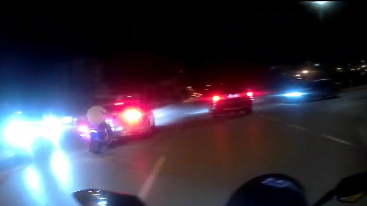 Kahramanmaraş’ta kaza anı kask kamerasında