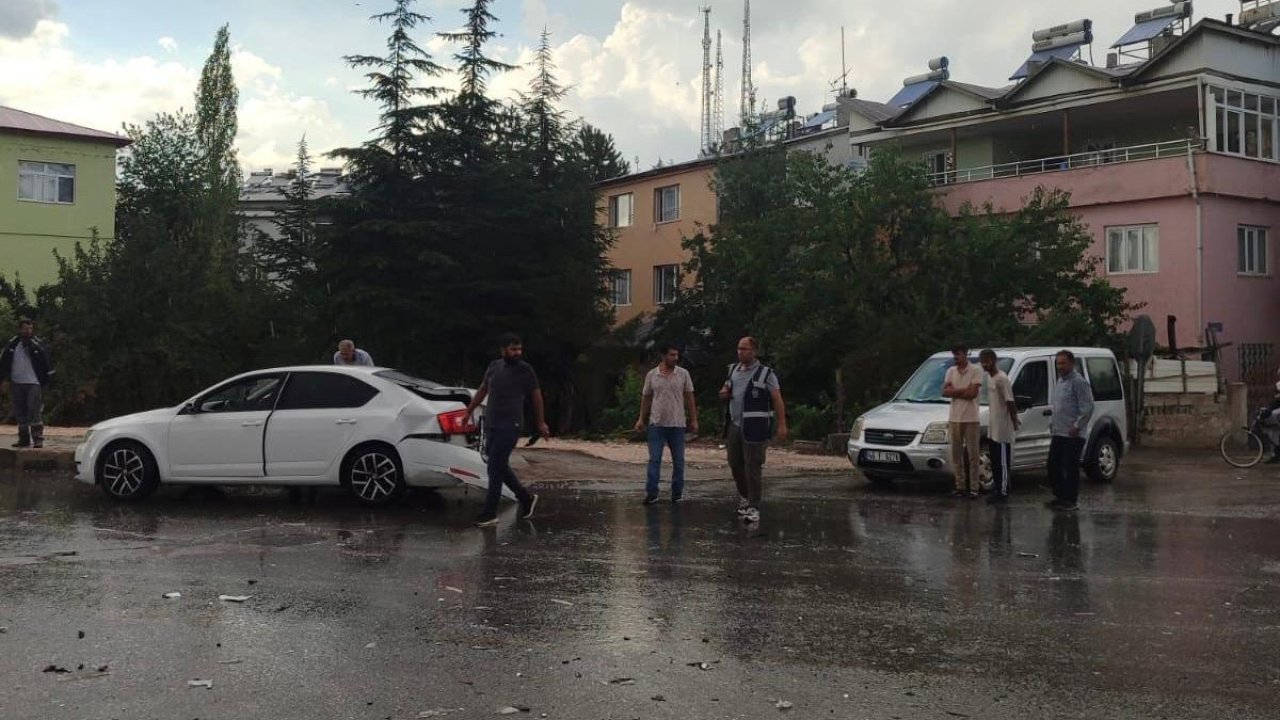 Göksun’da zincirleme kaza: 1 yaralı