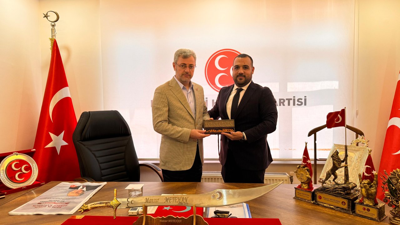 Milliyetçi iş insanı Şahinkanat’tan Başkan Metehan’a hayırlı olsun ziyareti