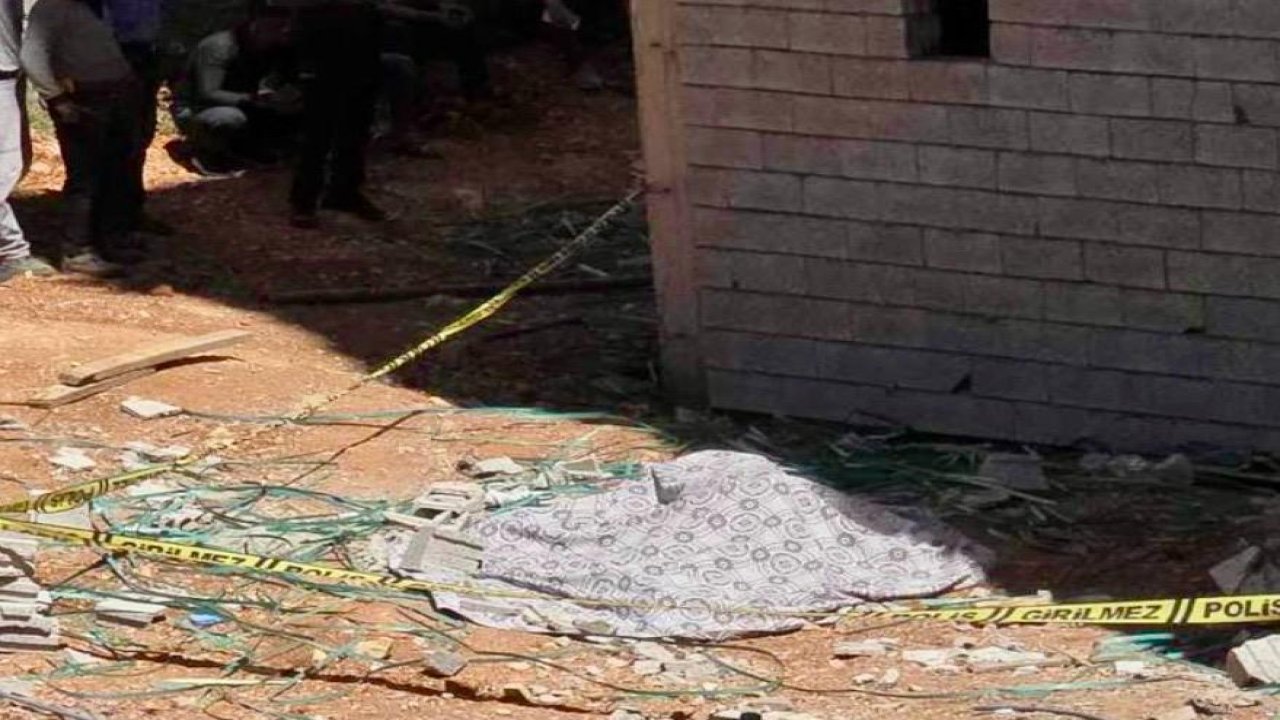 Kahramanmaraş’ta 5. kattan düşen inşaat işçisi öldü