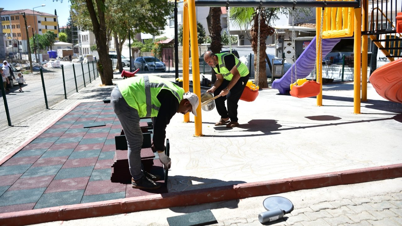 Dulkadiroğlu Belediyesi’nden Çocuklarımıza Güvenli Oyun Alanları