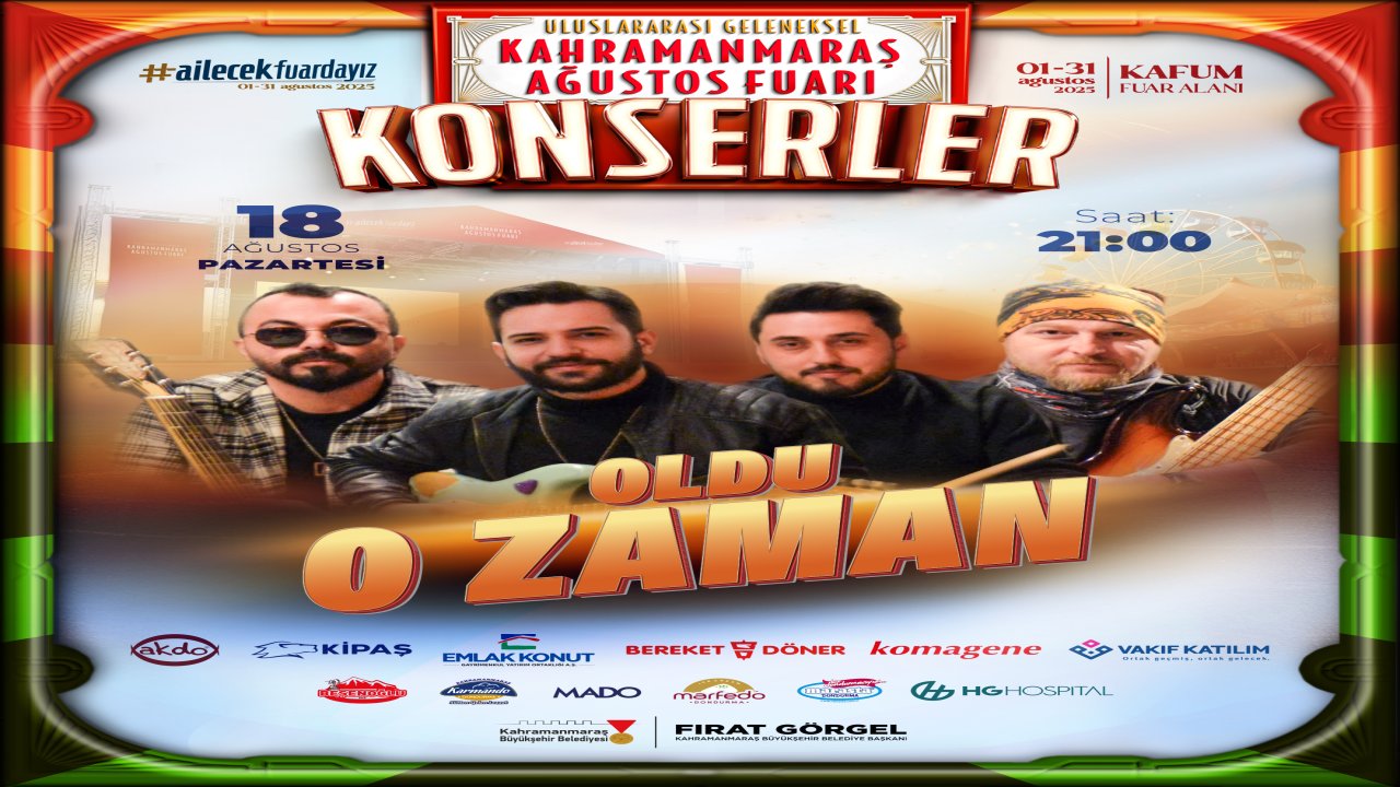 Ağustos Fuarı’nda sahne “Oldu O Zaman”ın