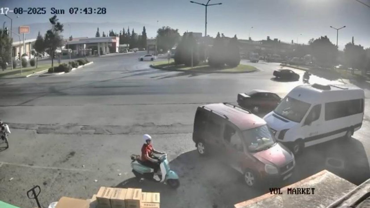 Kahramanmaraş’ta otomobil ile motosiklet çarpıştı
