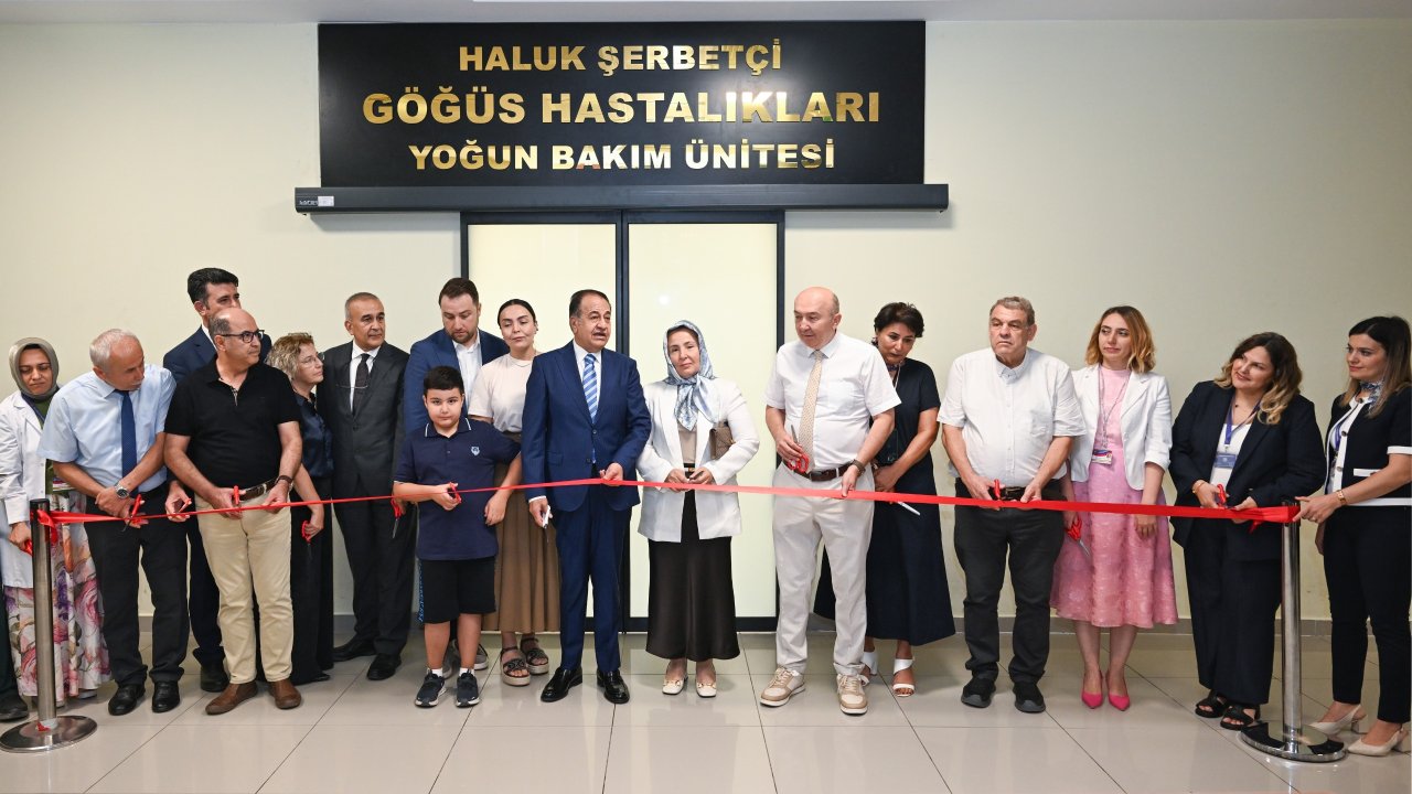 Haluk Şerbetçi Göğüs Hastalıkları Yoğun Bakım Ünitesi Düzenlenen Törenle Açıldı