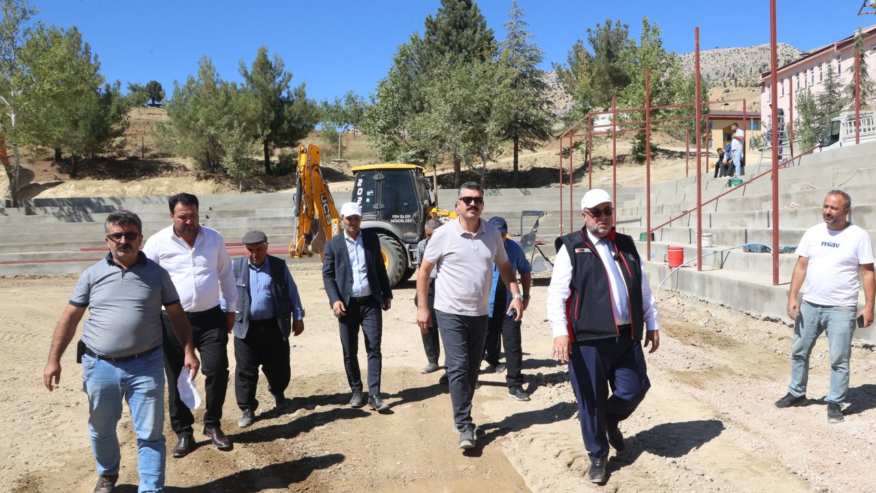 Baydemirli Güreş Sahası Çalışmaları Tüm Hızıyla Devam Ediyor