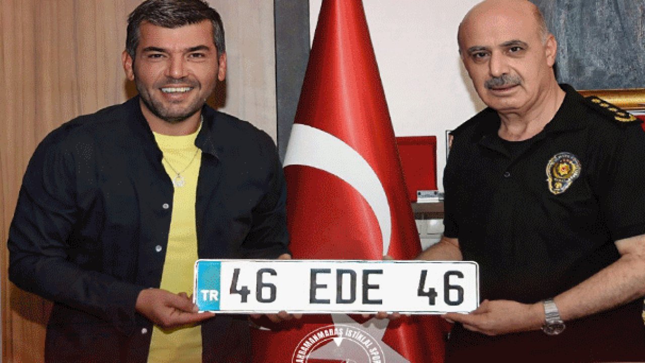 Şehrin markası Alpedo, "46 EDE 46" özel plakasını satın aldı