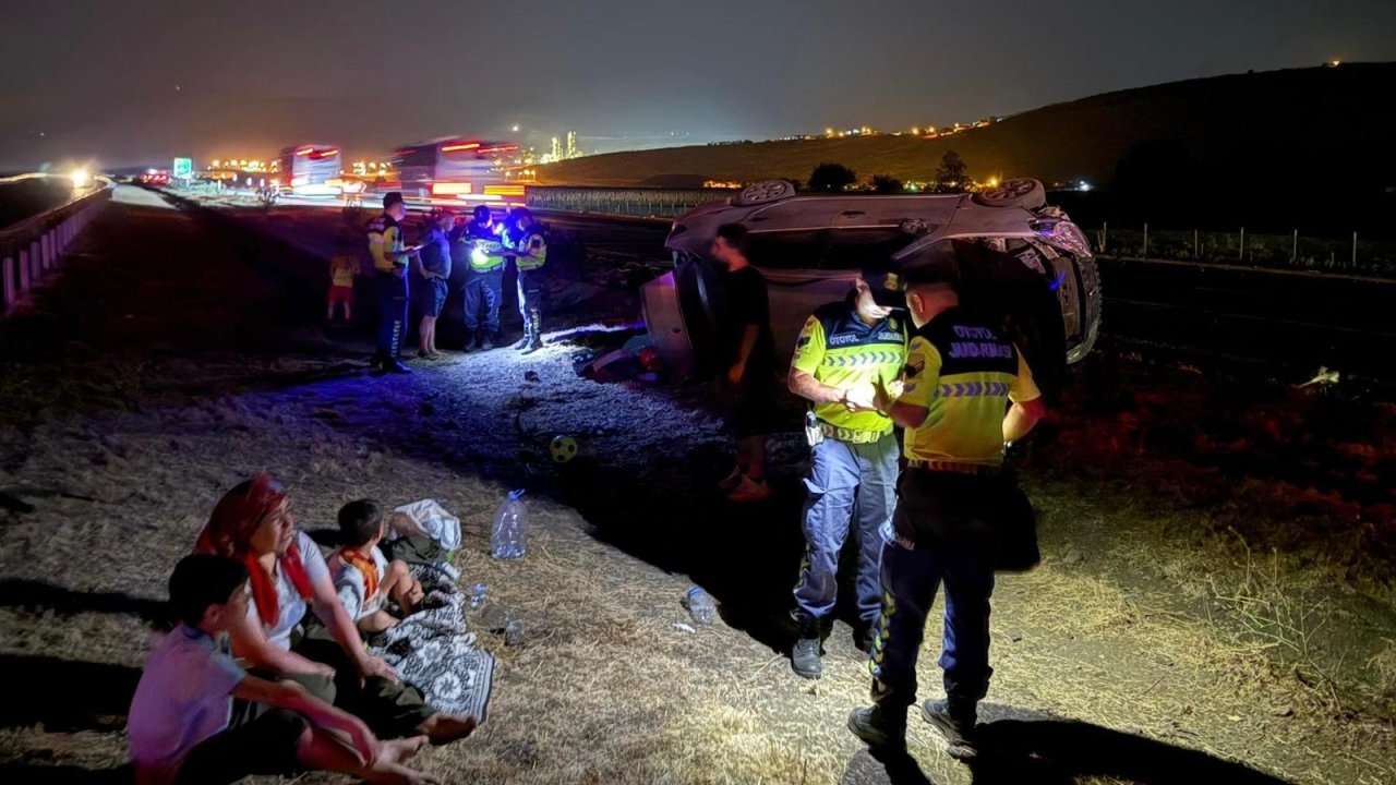 Kahramanmaraş’ta bu otomobilden sağ kurtuldular