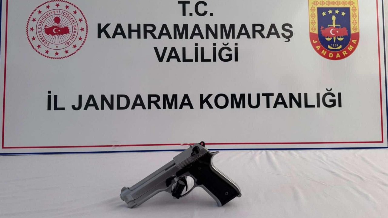 Kahramanmaraş’ta otomobilinden havaya ateş etti yanına kalmadı