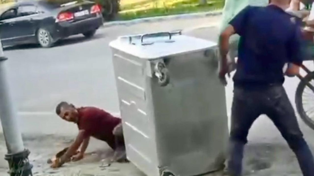 Kahramanmaraş’ta kağıt toplayıcısına saldırdı