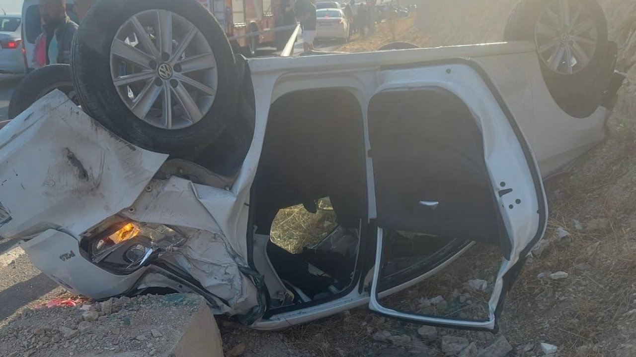Kahramanmaraş’ta otomobil takla attı: 4 yaralı