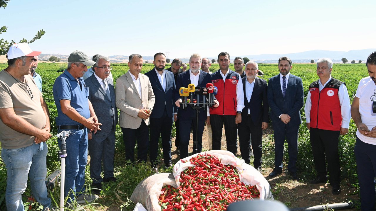 Başkan Görgel; Coğrafi İşaretli Maraş Biberimizin Hasadı Bereketli Olsun