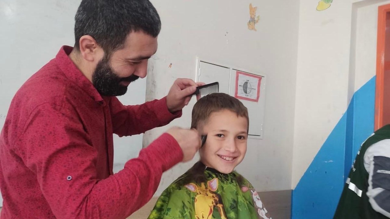 Kahramanmaraş’ta berber makasıyla gelen mutluluk