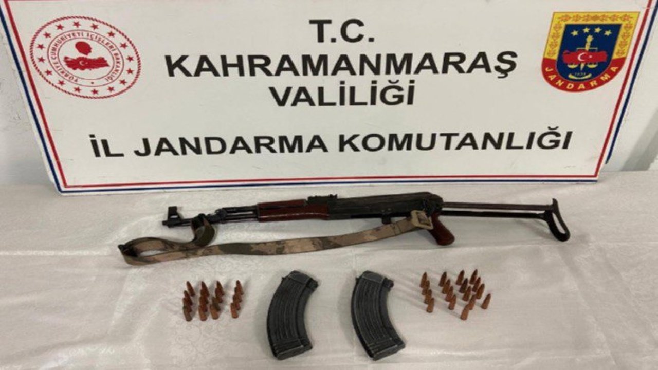 Kahramanmaraş’ta uzun namlulu silah ele geçirildi