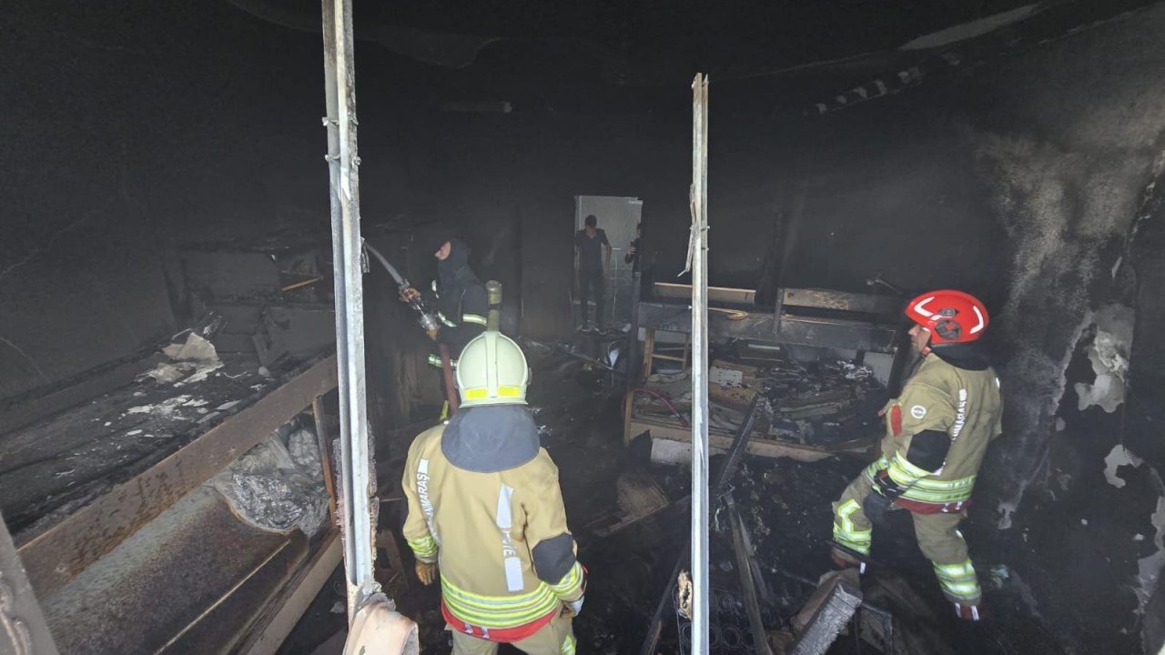Kahramanmaraş’ta Öğrenci Yurdunda Yangın Paniği