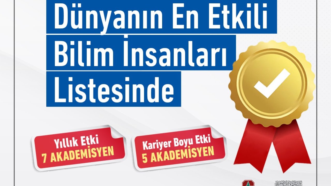 KSÜ’den 8 Akademisyen Dünyanın En Etkili Bilim İnsanları Listesinde