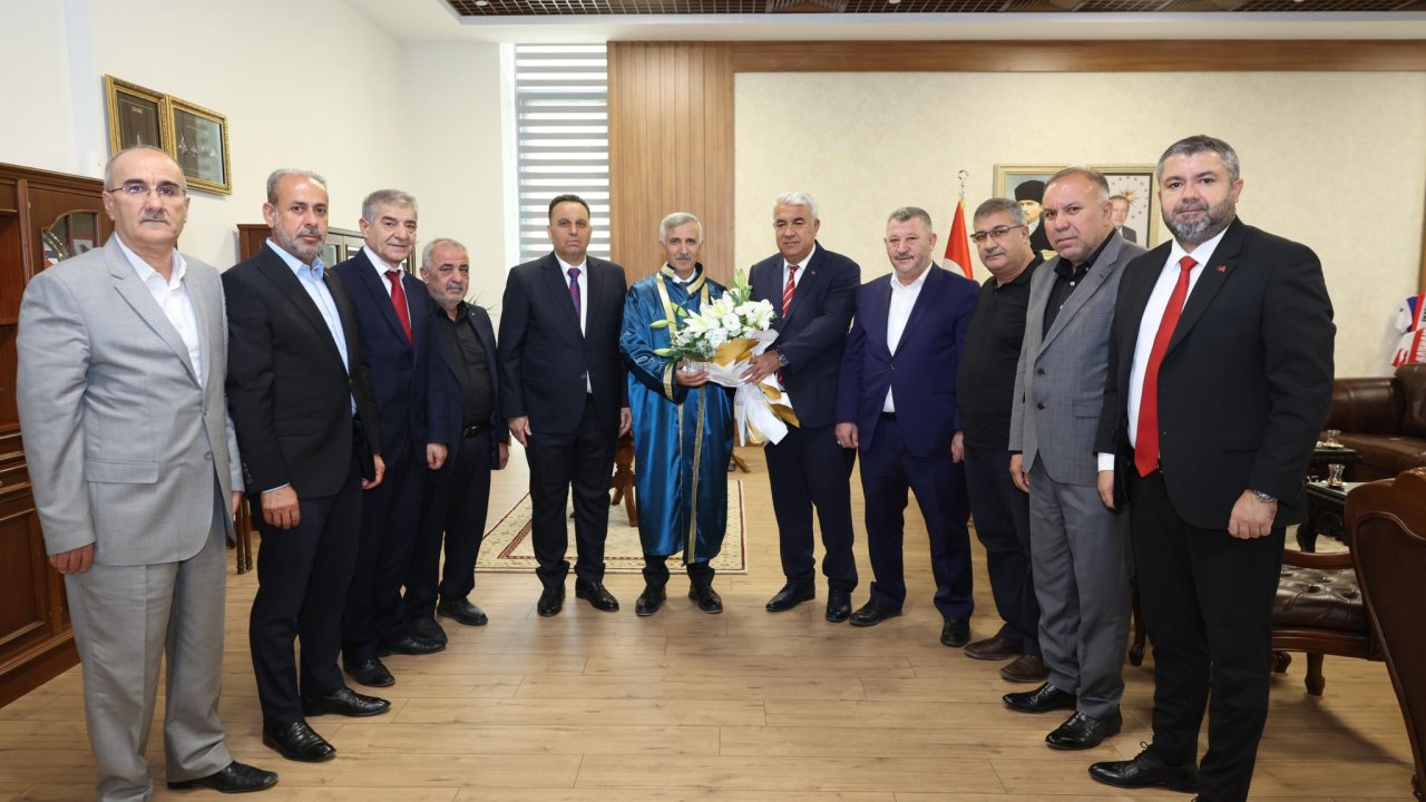 38. Ahilik Haftası’nda Esnaf oda başkanlarından  Vali Ünlüer’e Ziyaret