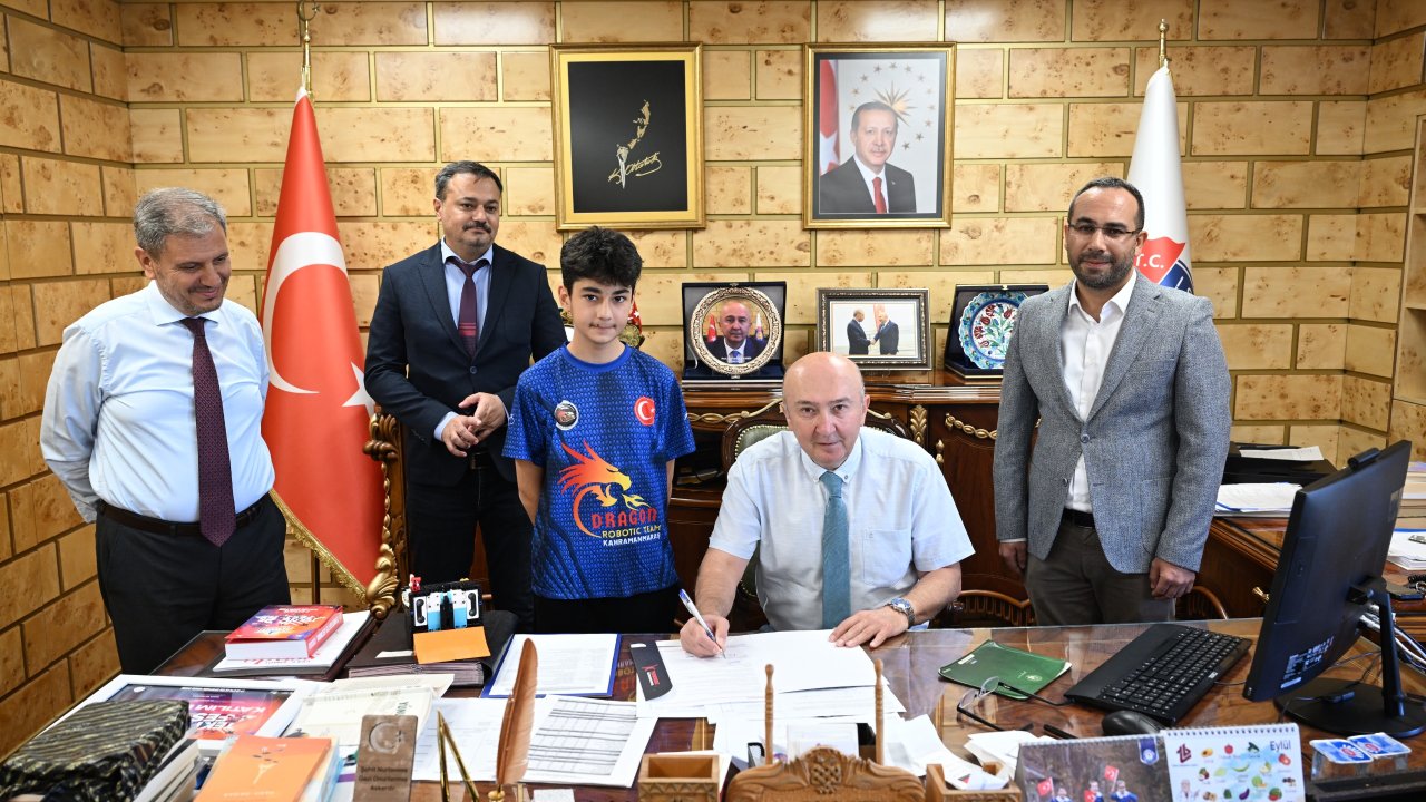 KSÜ ve Kahramanmaraş Teknokent’ten Genç Yeteneğe Sponsorluk Desteği