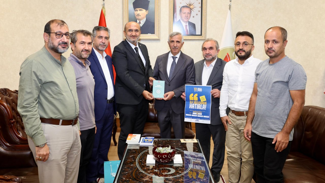 Kahramanmaraş Valisi Ünlüer, Ufka Yolculuk Yarışması Heyetini Kabul Etti