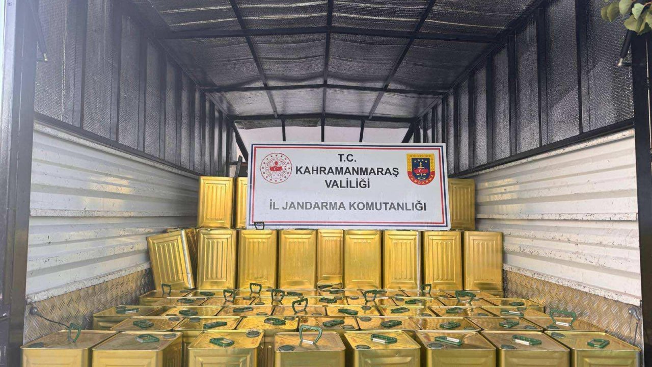 Kahramanmaraş’ta yüzlerce litre sahte zeytinyağ ele geçirildi