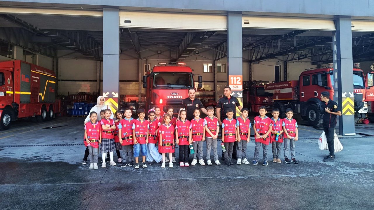 Çocuklar İtfaiyeciliği Yerinde Öğrendi