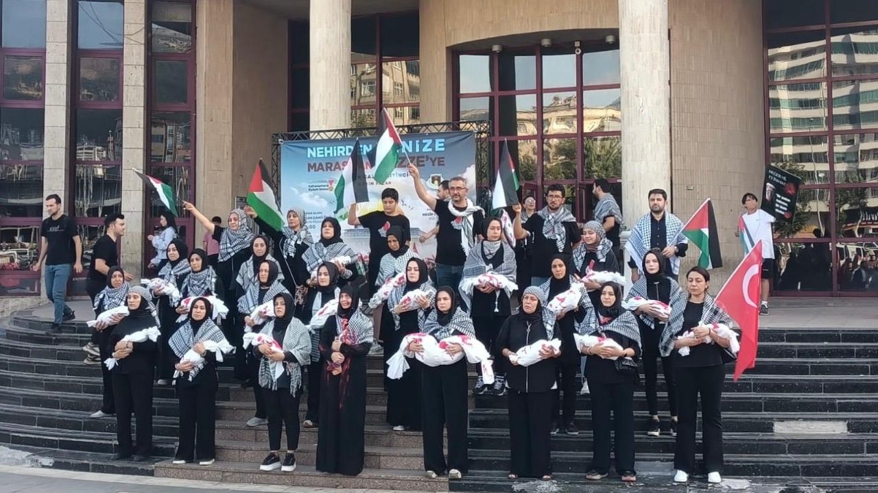 Kahramanmaraş’ta Gazze İçin Destek Konvoyu Düzenlendi