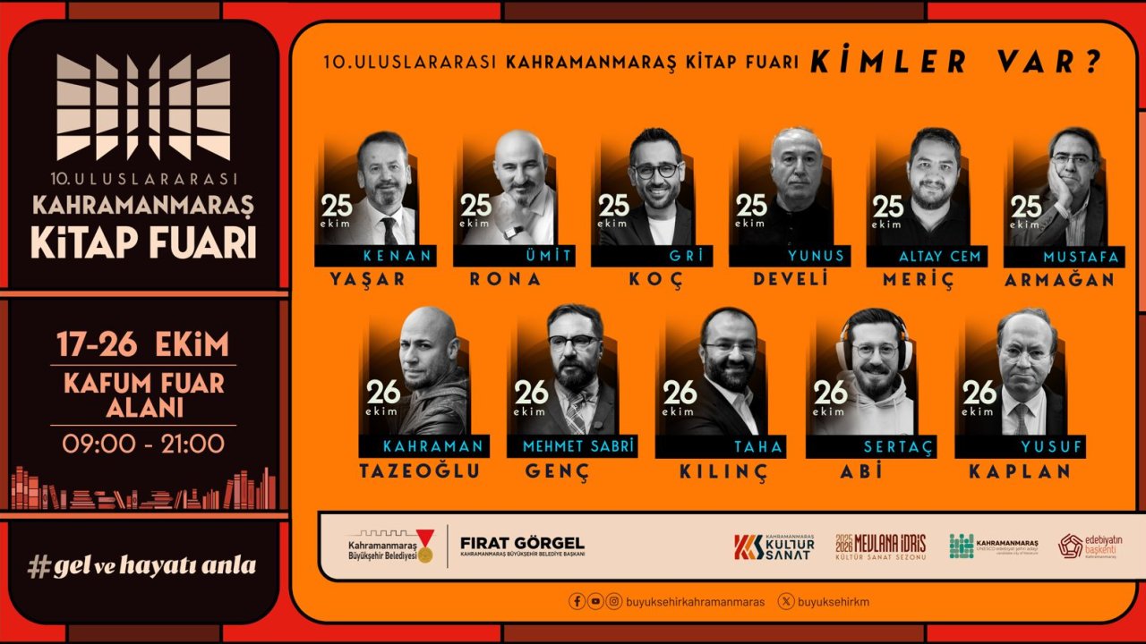 Şiir ve Edebiyatın Başkentinde Kitap Şöleni Başlıyor.