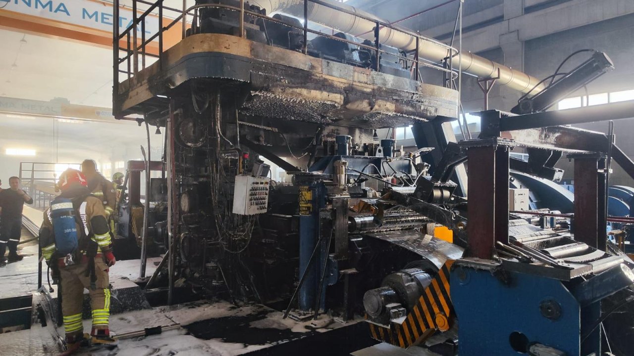 Kahramanmaraş’ta iş yeri yangını