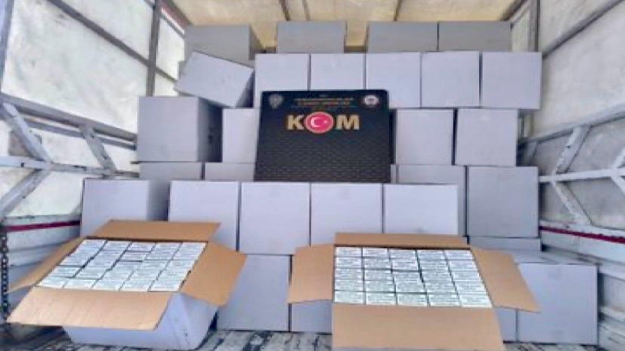 Kahramanmaraş’ta tam 650 bin adet ele geçirildi