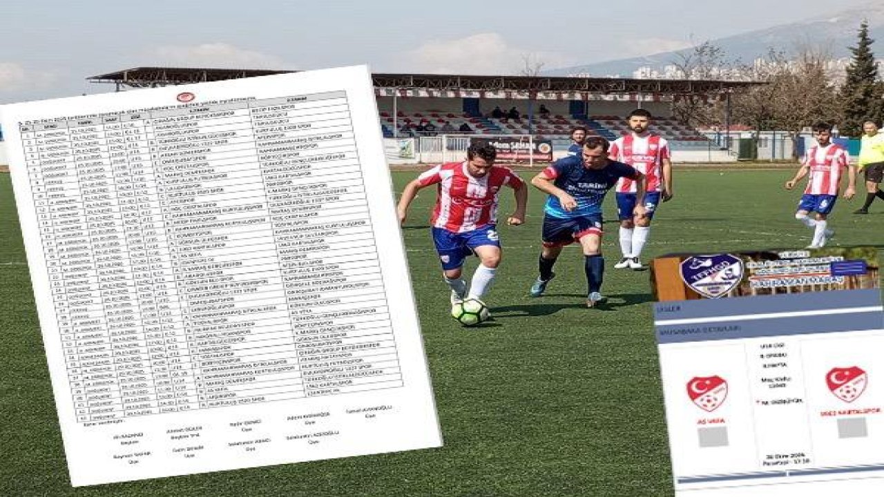 Kahramanmaraş’ta Amatör Futbol Maçı 372 Gün Sonraya Atandı