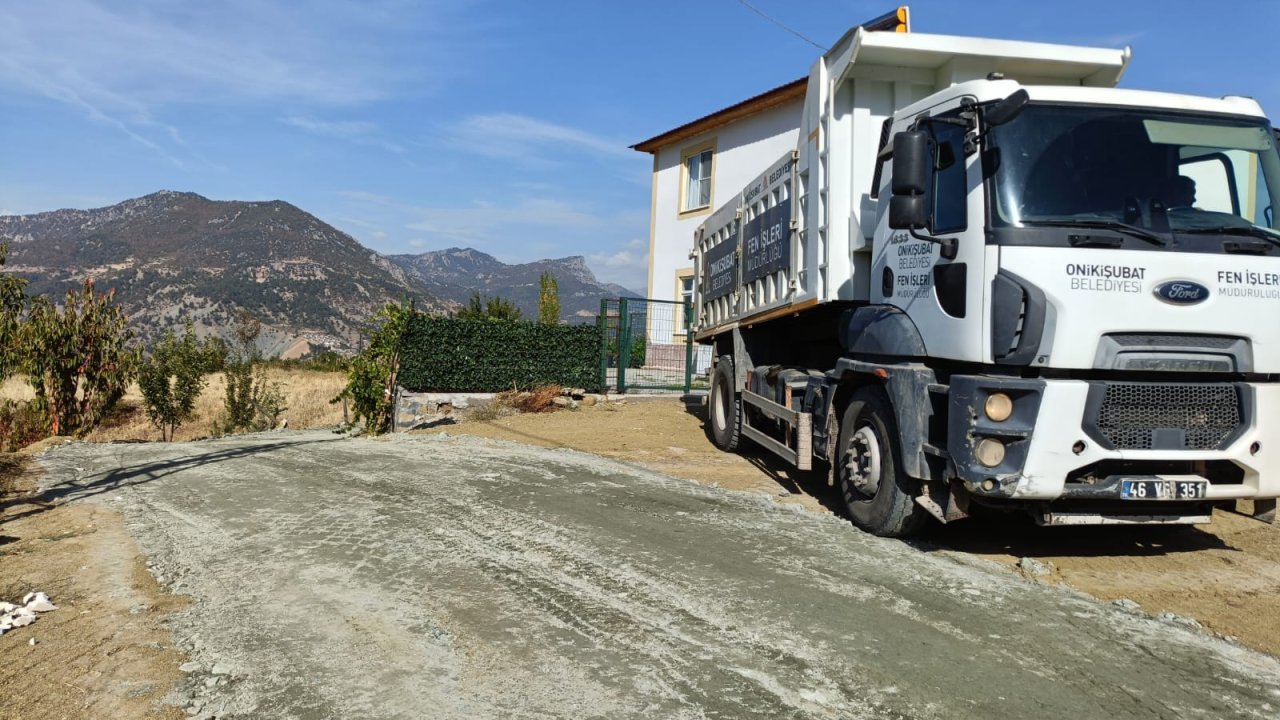 Onikişubat Belediyesi, 10 kırsal mahallede ulaşım ağını güçlendiriyor