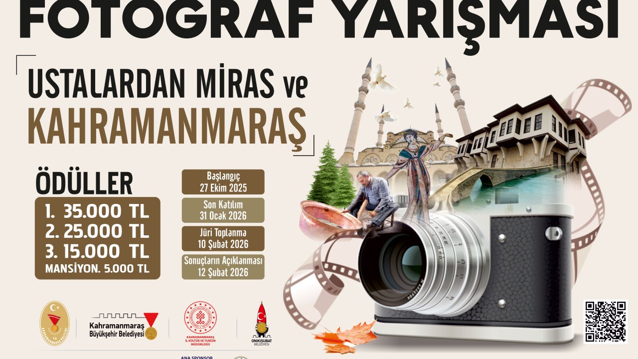 Kahramanmaraş’ta Ustalardan Miras Fotoğraf Yarışması Başlıyor