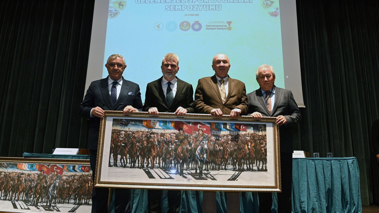 Kahramanmaraş’ta Türk Halkları Geleneksel Spor Oyunları Sempozyumu Başladı