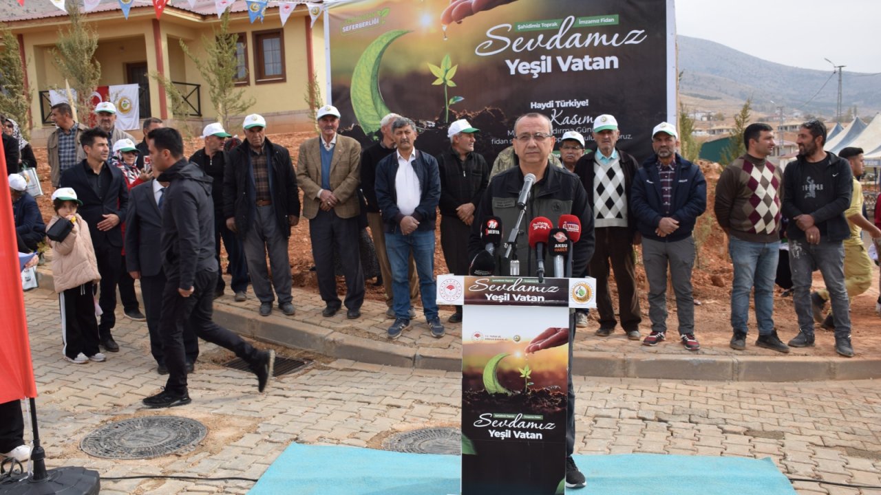 Kahramanmaraş’ta 90 Bin Fidan Toprakla Buluştu