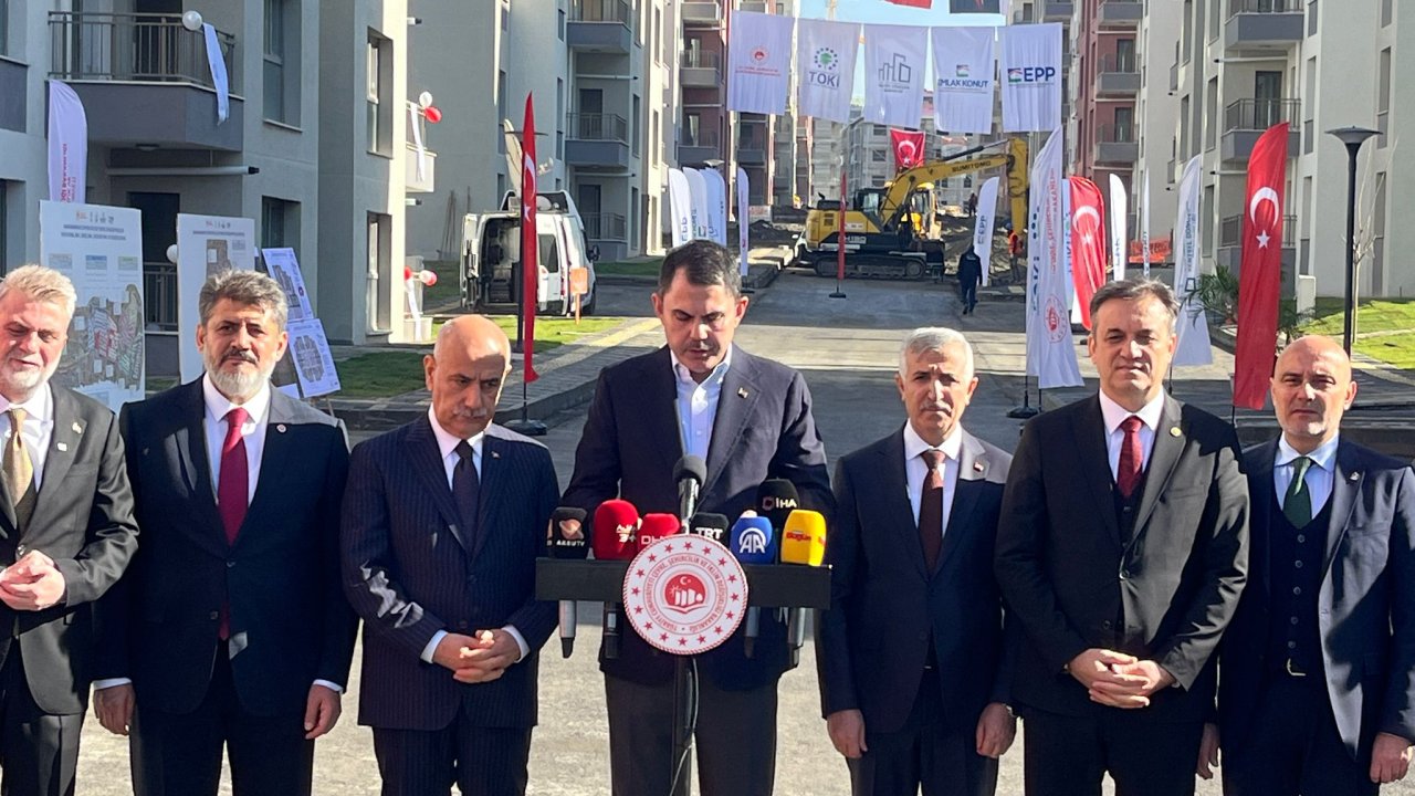 Bakan Kurum, “Deprem bölgesinde son çiviler çakılıyor