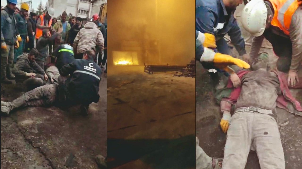 Kahramanmaraş’ta Termik Santralde 21 Metreden Düşen 4 İşçi Yaralandı