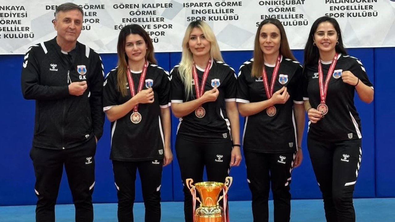 Büyükşehir’in Kadın Goalball Takımı 1. Lig Şampiyonu