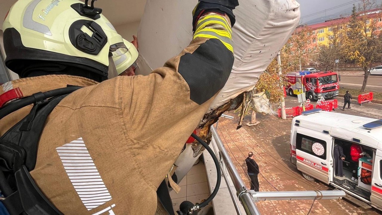 Kahramanmaraş’ta itfaiyenin zamanında müdahalesi hayat kurtardı