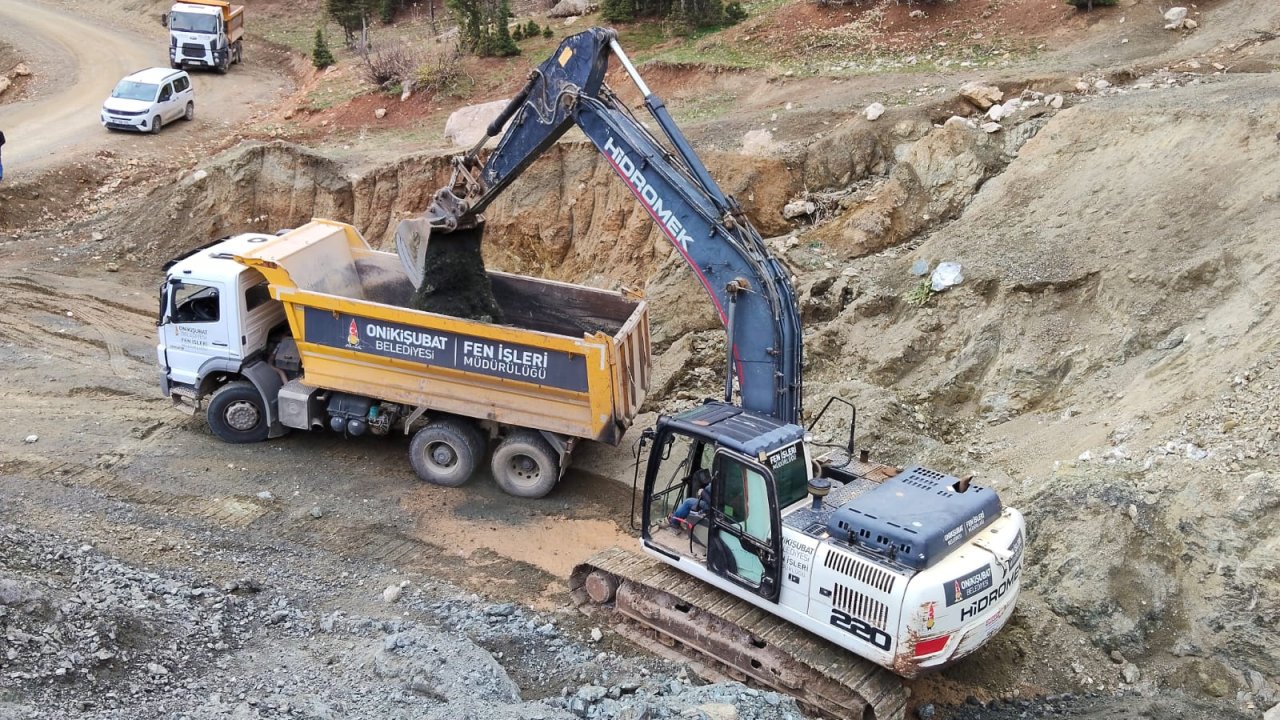 Onikişubat Belediyesi kırsalda 14 farklı noktada çalışıyor