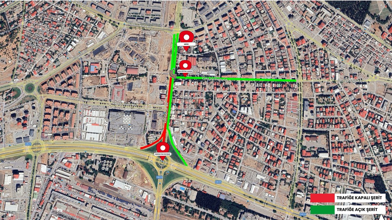 Azerbaycan Bulvarı’nda Geçici Trafik Düzenlemesi: Bir Şerit 15 Gün Kapalı Olacak