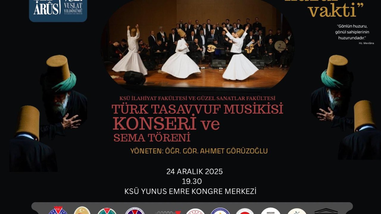 Hz. Mevlânâ Vuslatının 752. Yılında Özel Bir Programla Anılacak