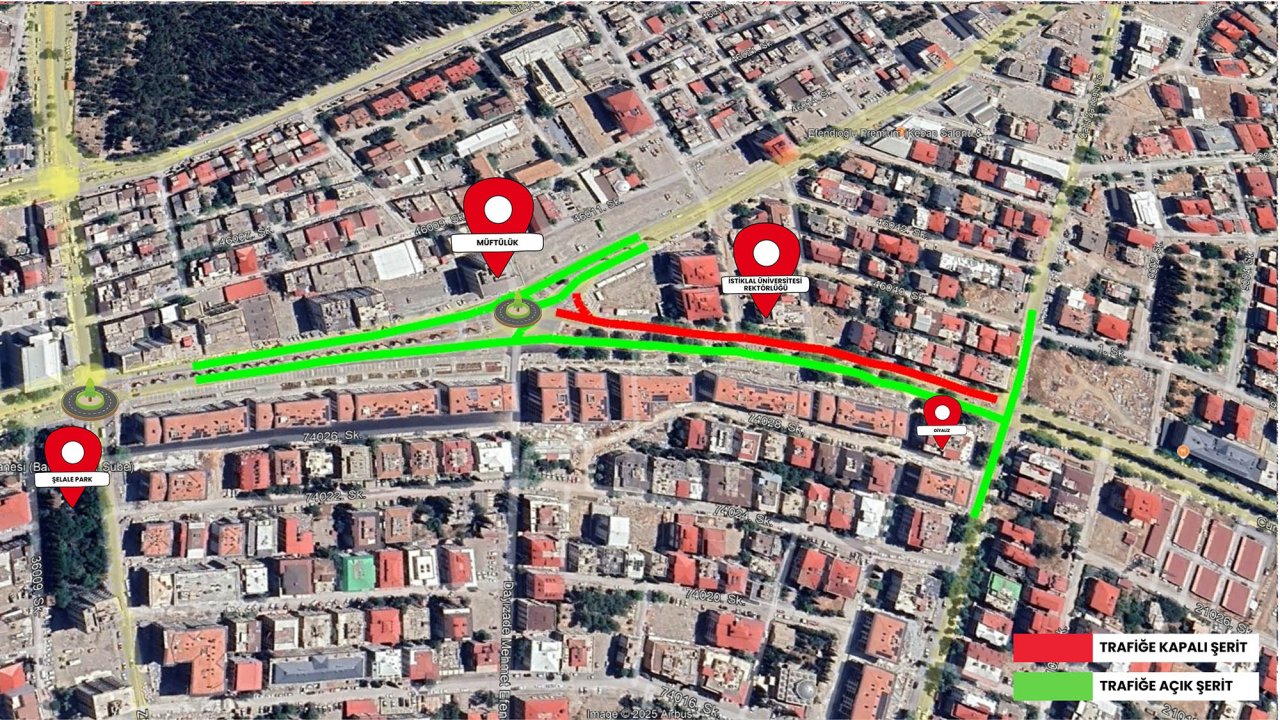 Cumhuriyet Bulvarı’nda 11 Günlük Trafik Düzenlemesi