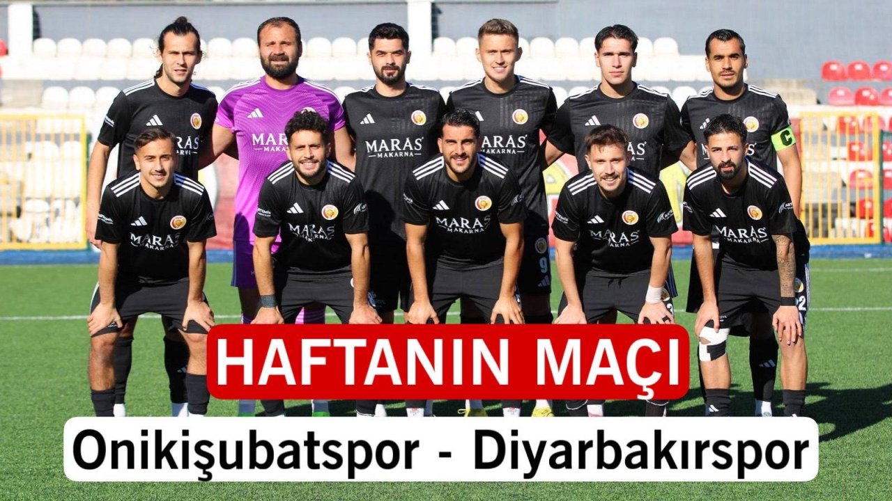 Onikişubatspor, Diyarbakırspor’u ağırlayacak