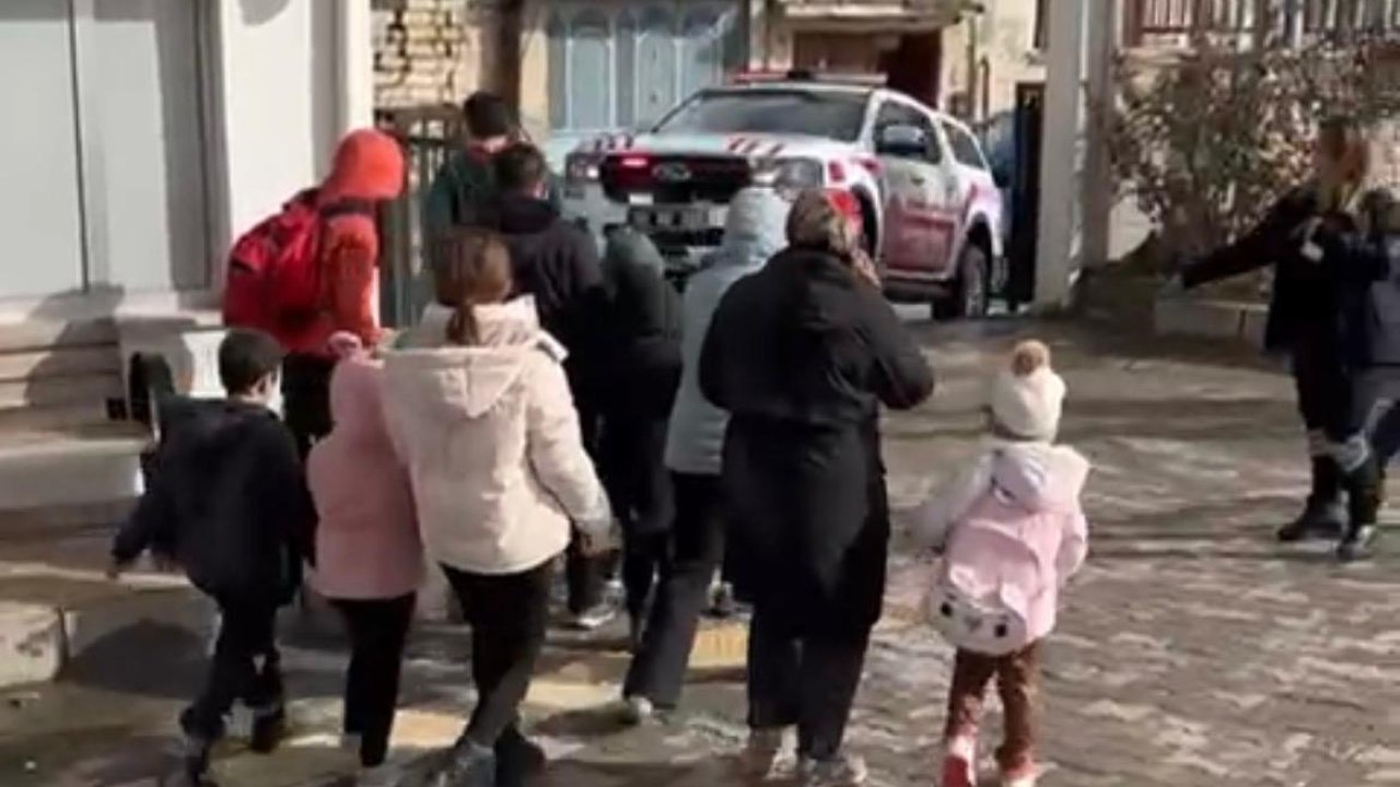 Kahramanmaraş’ta Okulda Yangın Paniği