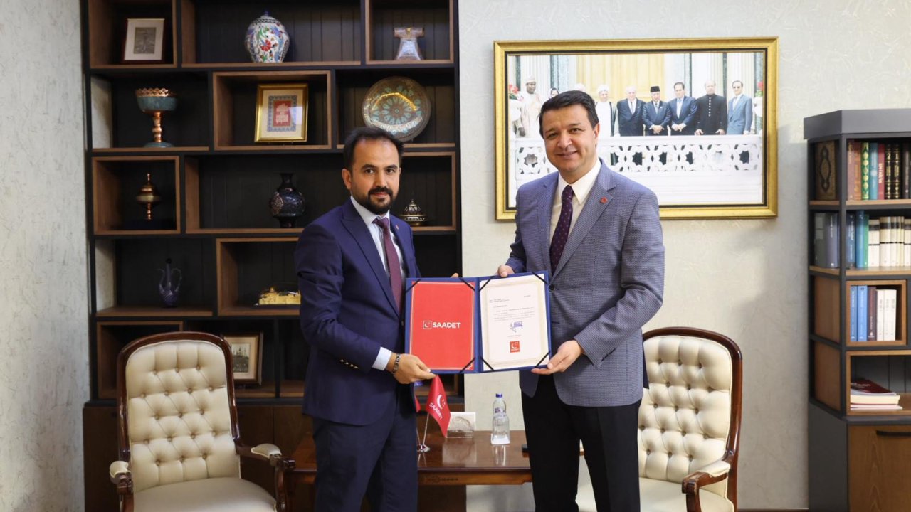 Kahramanmaraş Saadet Partisi İl Başkanlığı’nda Bayrak Değişimi