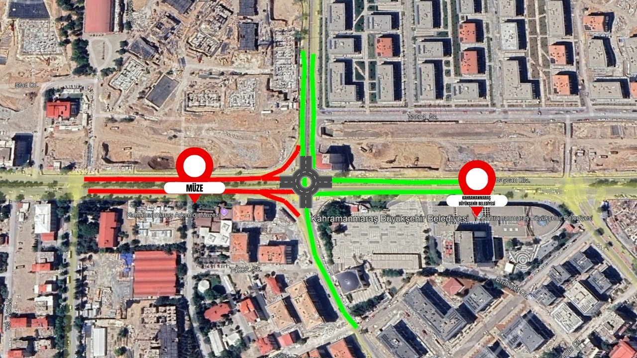 Sürücülere Uyarı Azerbaycan Bulvarı Gece Saatlerinde Trafiğe Kapatılacak