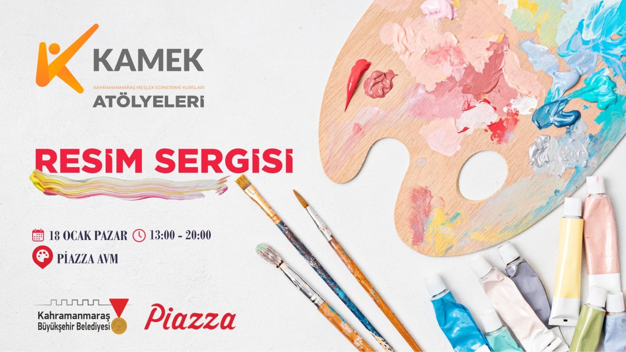 KAMEK Kursiyerlerinden Sanatseverlere Görsel Şölen