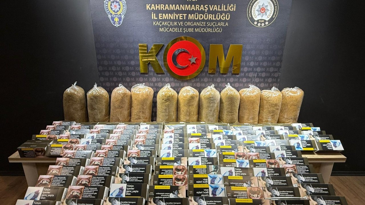 Kahramanmaraş’ta Kaçakçılık ve Uyuşturucu Operasyonu 1 Tutuklama